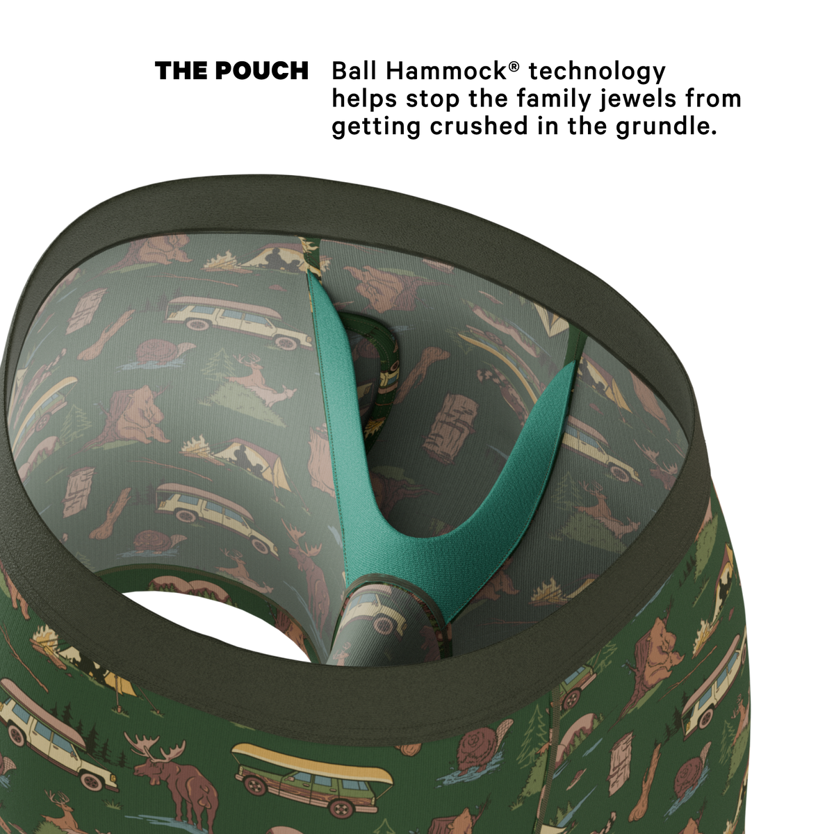 The Really Happy Camper | Camping Ball Hammock® Pouch Underwear With Fly