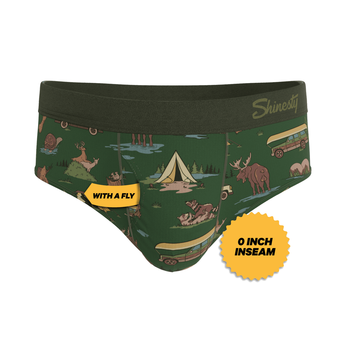 The Really Happy Camper | Camping Ball Hammock® Pouch Underwear Briefs - Shinesty - Flyclothing LLC