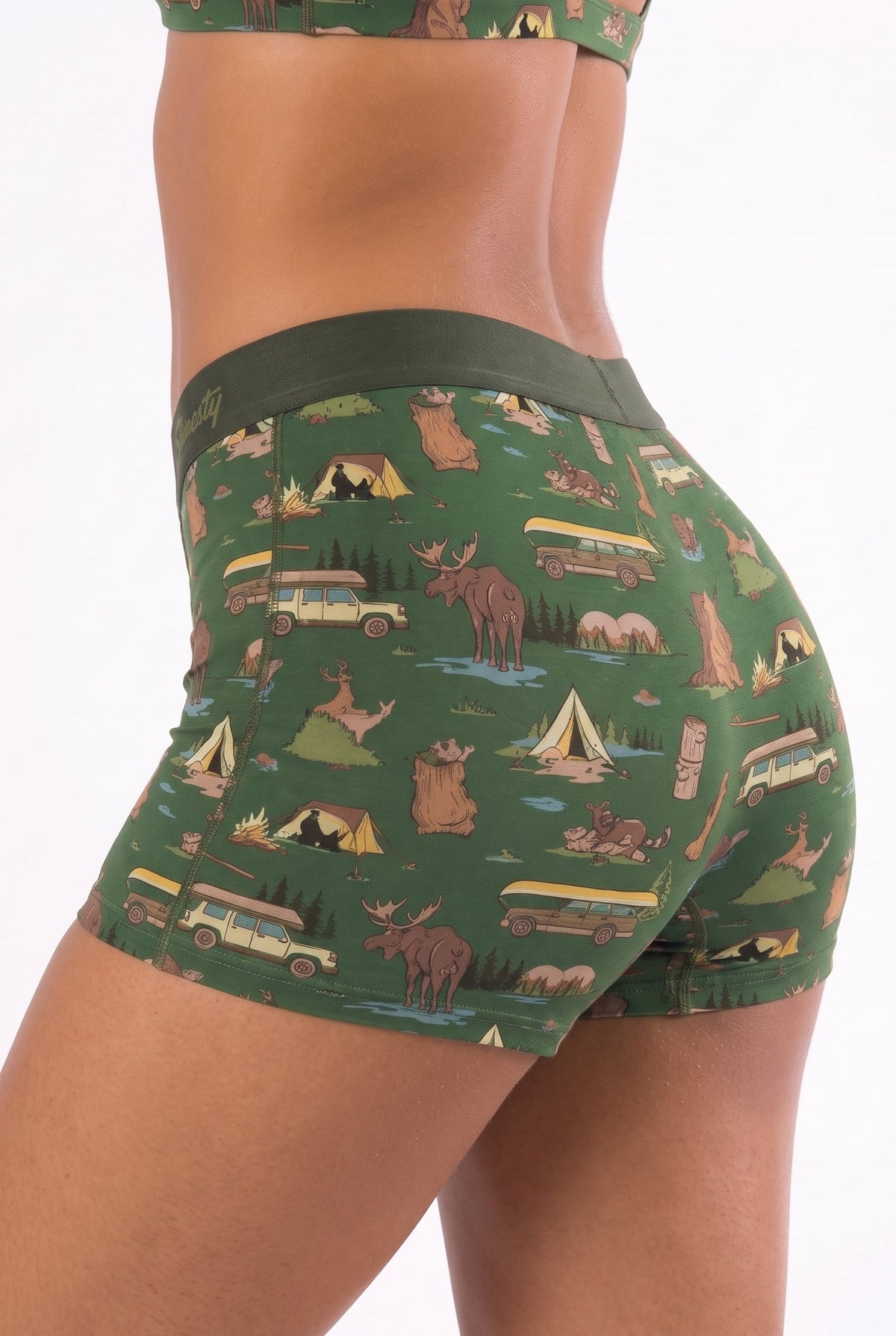 The Really Happy Camper | Camping Women’s Boxers - Shinesty - Flyclothing LLC