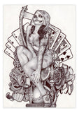 Black Market Art Company Reaper Girl Print