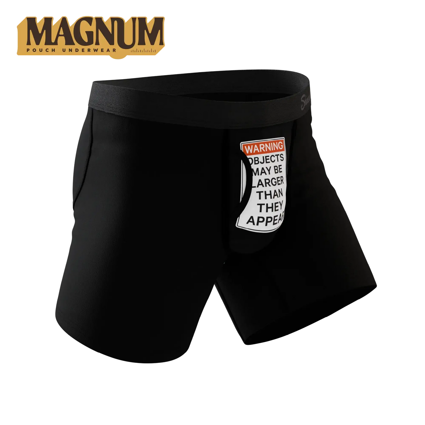 The Rear View | Size Warning Ball Hammock® Magnum Big Pouch Underwear - Shinesty - Flyclothing LLC