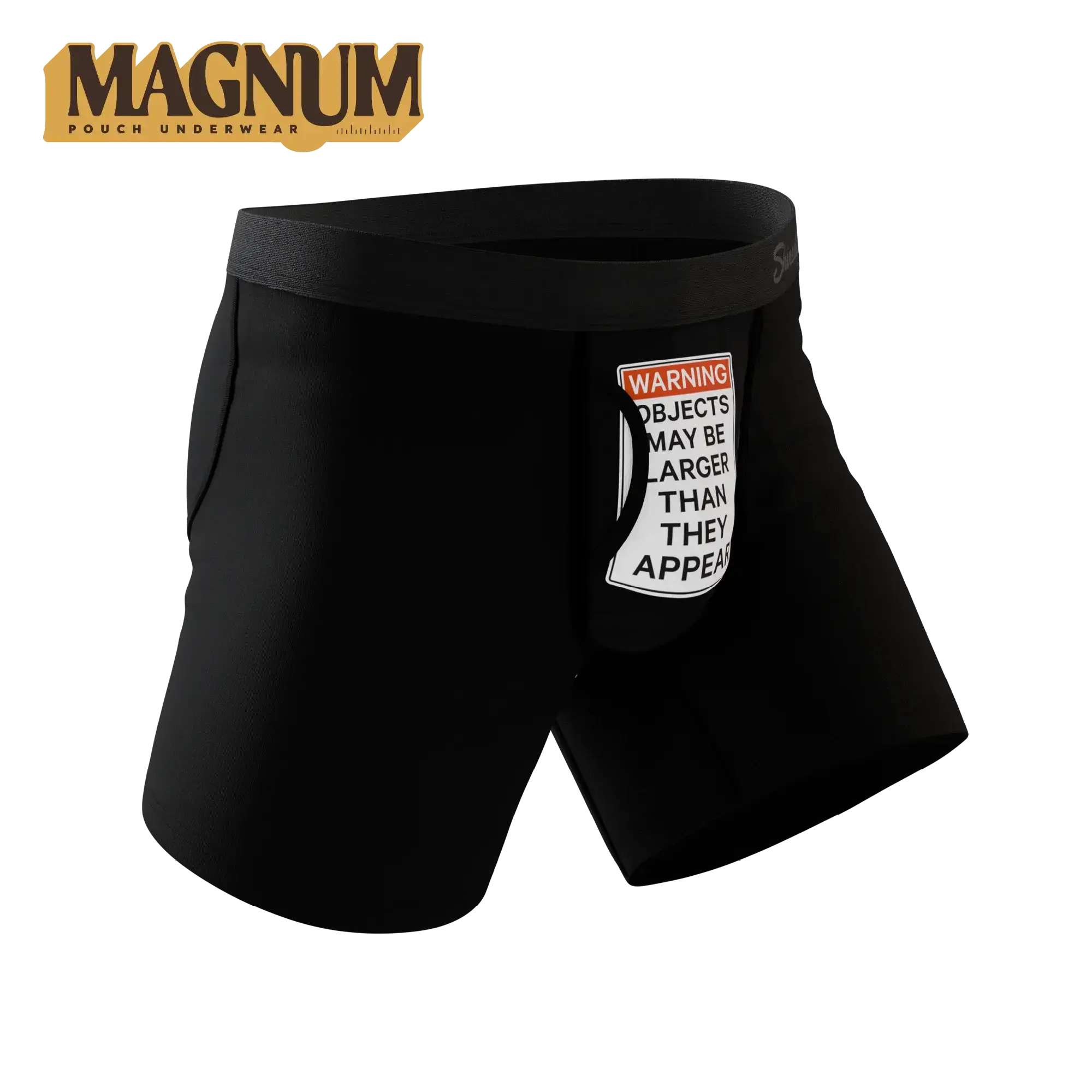 The Rear View | Size Warning Ball Hammock® Magnum Big Pouch Underwear - Shinesty - Flyclothing LLC