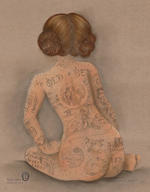 Black Market Art Company Rebel Princess Print