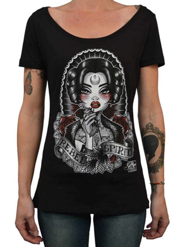 Black Market Art Company Rebel Spirit Women's Scoop Neck T-Shirt