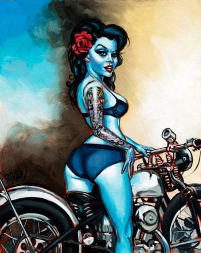 Black Market Art Company Rebelle Print - Black Market Art Company - Flyclothing LLC