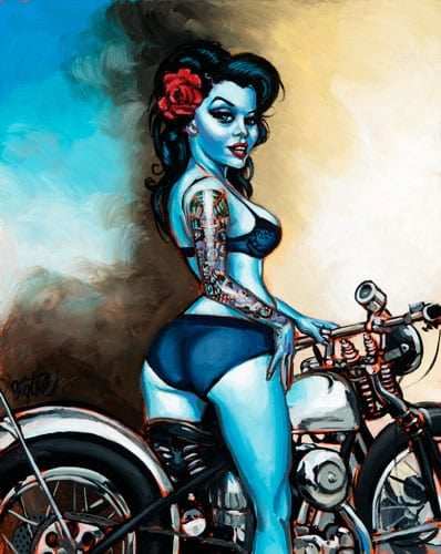 Black Market Art Company Rebelle Print - Black Market Art Company - Flyclothing LLC