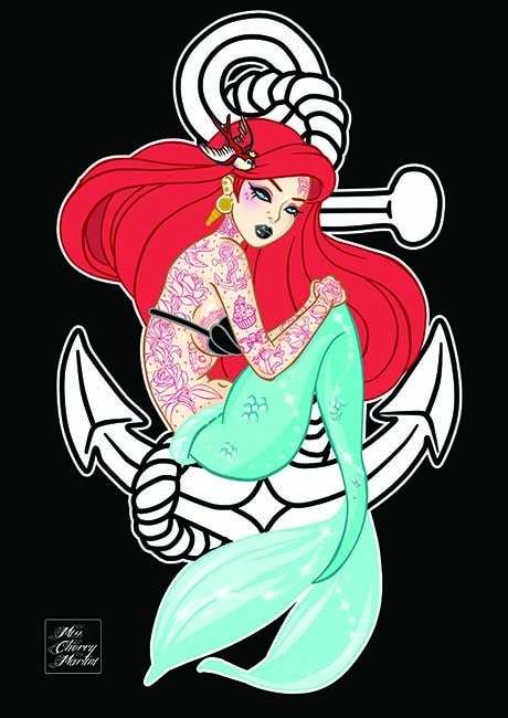Black Market Art Company Rebellious Siren Print - Black Market Art Company - Flyclothing LLC