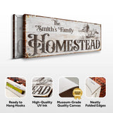 Family Homestead Sign II - Tailored Canvases - Flyclothing LLC