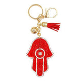 Bling Evil Eye Tassel Key Chain - Madeline Love - Flyclothing LLC