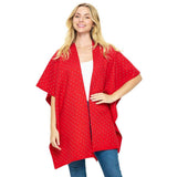 Bling Solid Ruana Poncho - Madeline Love - Flyclothing LLC
