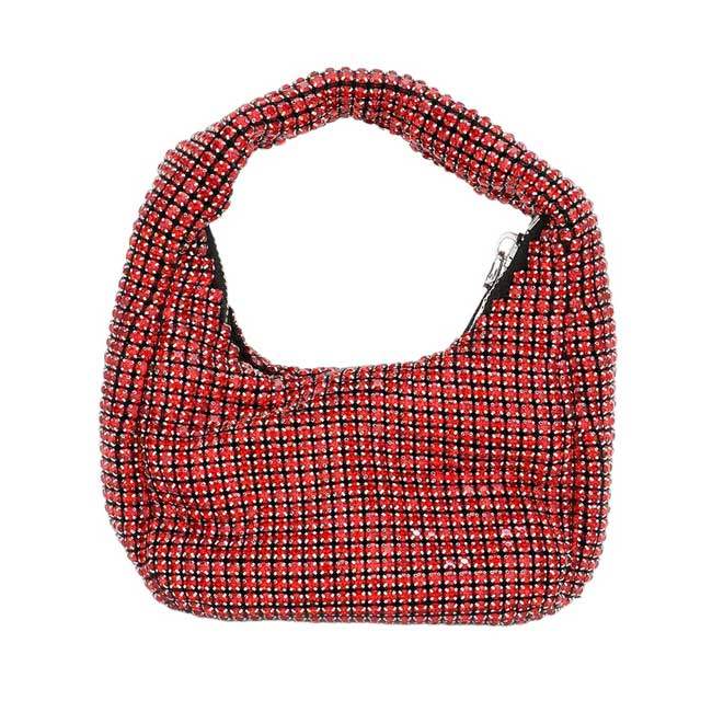 Bling Studded Micro Mini Top Handle Bag - Madeline Love - Flyclothing LLC
