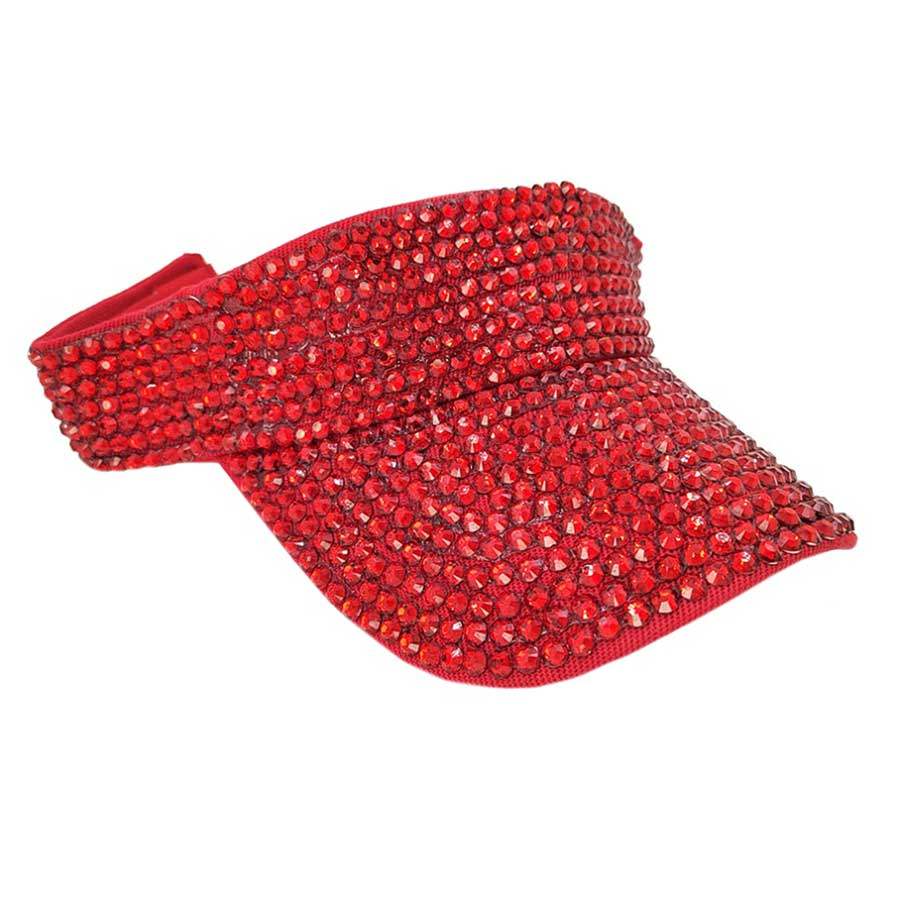 Bling Studded Visor Hat - Madeline Love - Flyclothing LLC