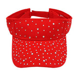 Bling Studded Visor Hat - Madeline Love - Flyclothing LLC