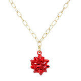 Christmas Gift Bow Necklace - Madeline Love - Flyclothing LLC