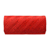 Diagonal Line Detailed Bling Evening Clutch Crossbody Bag - Madeline Love - Flyclothing LLC