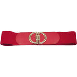 Double Half Open Circle Buckle Stretch Belt - Madeline Love - Flyclothing LLC