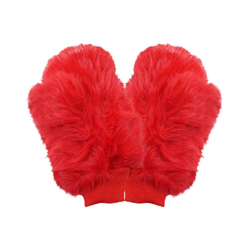 Faux Fur Mitten Gloves - Madeline Love - Flyclothing LLC