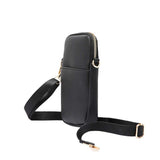 Faux Leather Rectangle Crossbody Bag - Madeline Love - Flyclothing LLC
