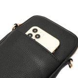 Faux Leather Rectangle Crossbody Bag - Madeline Love - Flyclothing LLC