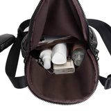 Glossy Puffer Half Moon Crossbody Bag - Madeline Love - Flyclothing LLC