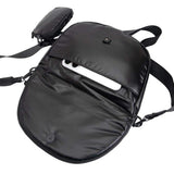 Glossy Puffer Half Moon Crossbody Bag - Madeline Love - Flyclothing LLC