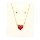 Heart Pendant Necklace - Madeline Love - Flyclothing LLC