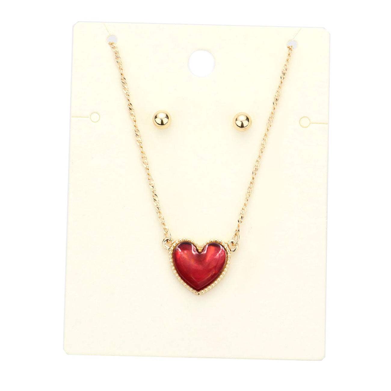 Heart Pendant Necklace - Madeline Love - Flyclothing LLC