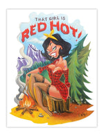 Black Market Art Company Red Hot Print