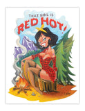 Black Market Art Company Red Hot Print