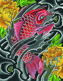 Black Market Art Company Red Koi Print