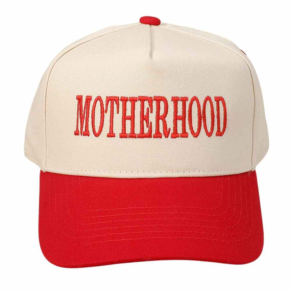 MOTHERHOOD Message Embroidered Baseball Cap - Madeline Love - Flyclothing LLC