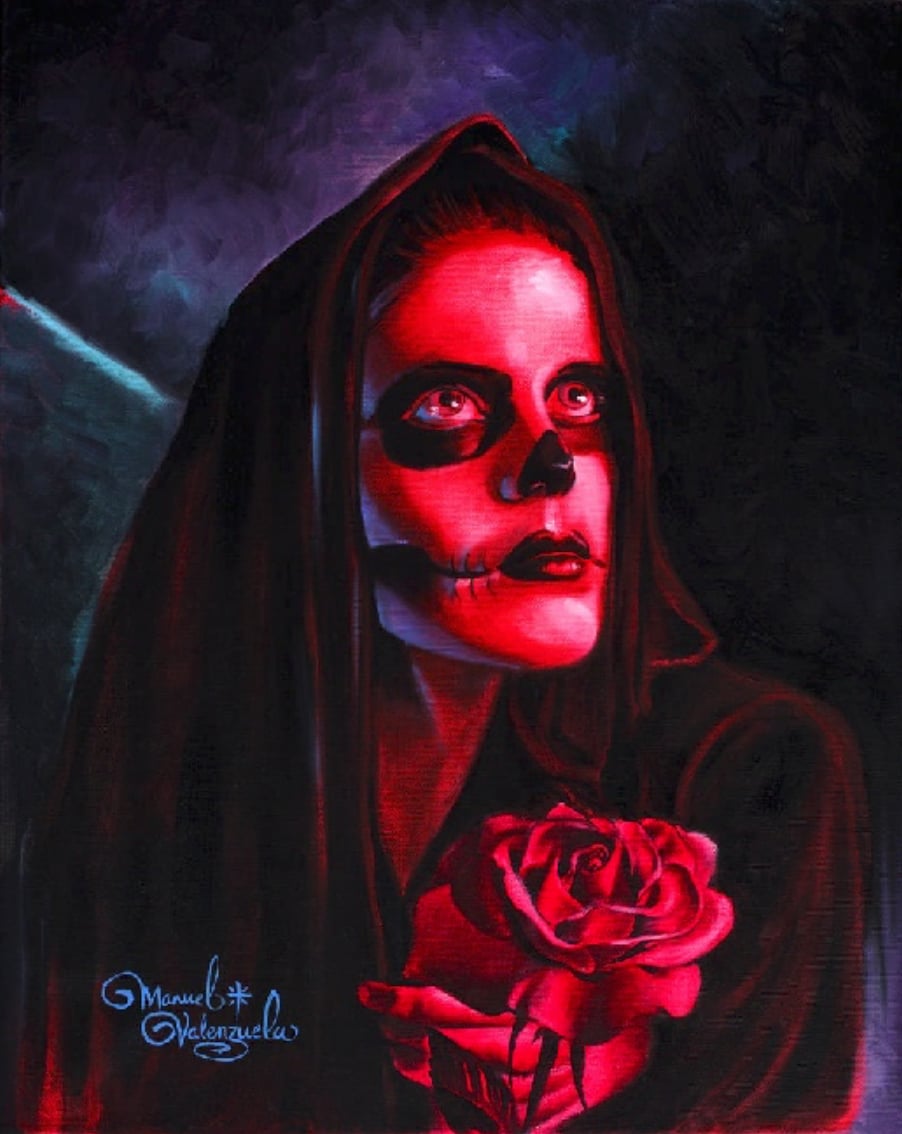 Black Market Art Company Red Mary Print