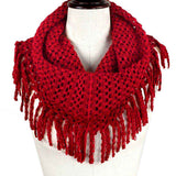 Mini Tube Fringe Scarf - Madeline Love - Flyclothing LLC