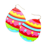 Easter Egg Resin Dangle Earrings - Madeline Love - Flyclothing LLC