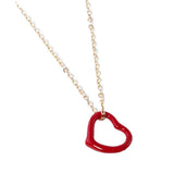 Open Heart Pendant Necklace - Madeline Love - Flyclothing LLC