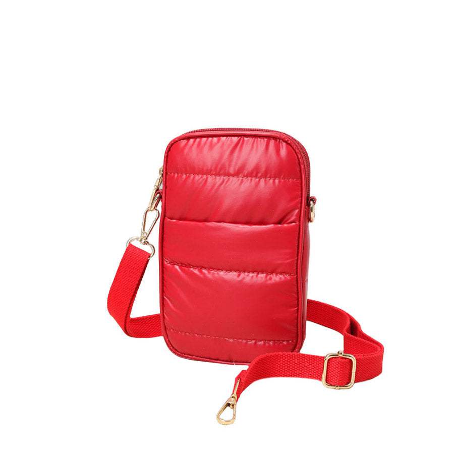 Puffer Rectangle Crossbody Bag - Madeline Love - Flyclothing LLC