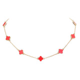 Quatrefoil Station Necklace - Madeline Love - Flyclothing LLC