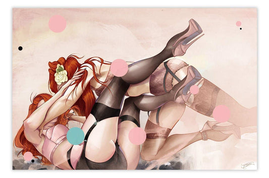 Black Market Art Company Red Rage Print - Black Market Art Company - Flyclothing LLC