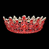 Round Teardrop Stone Accented Princess Tiara - Madeline Love - Flyclothing LLC