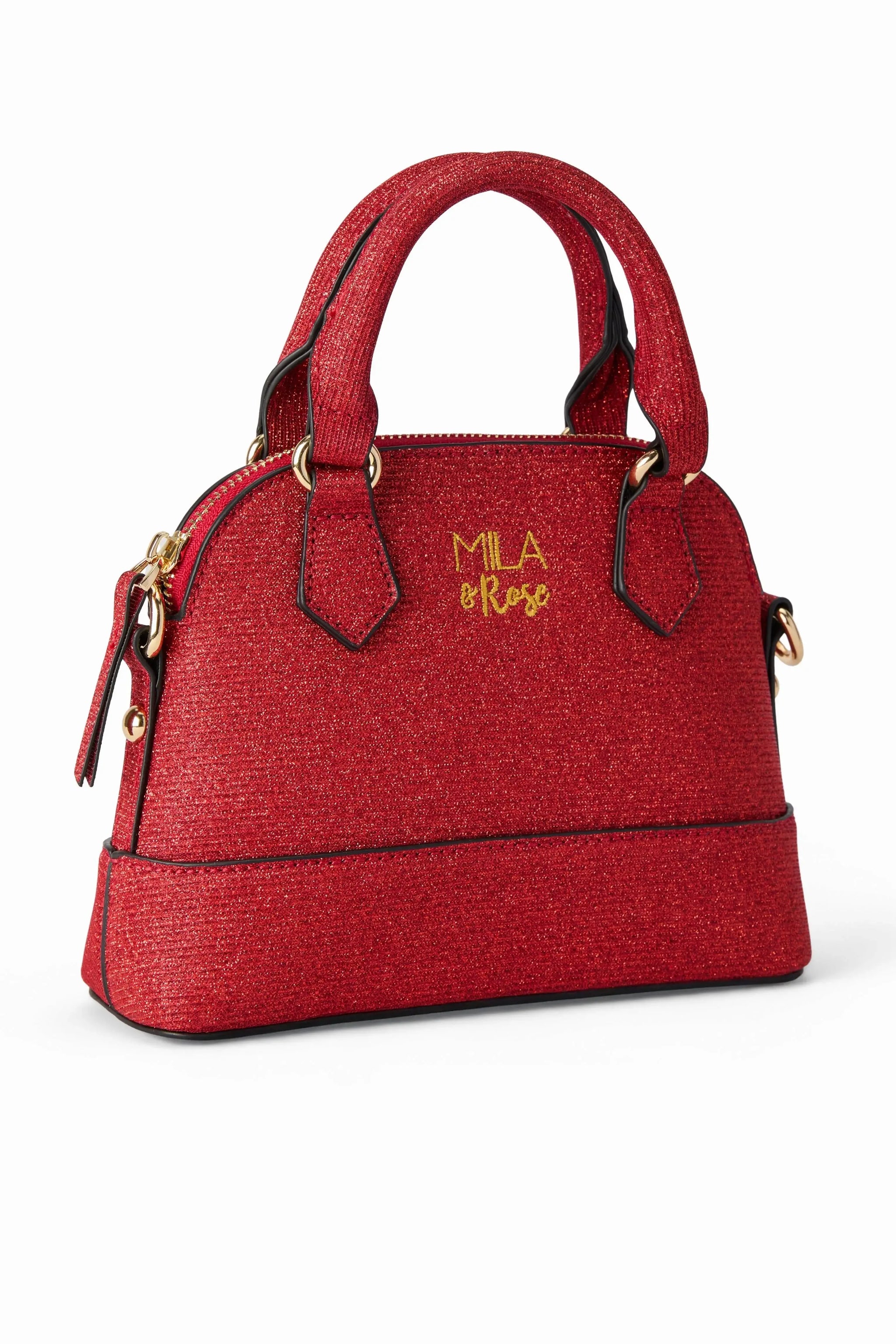 Red Shimmer Girl's Crossbody Purse - Mila & Rose ® - Flyclothing LLC
