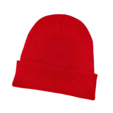Solid Knit Beanie Hat - Madeline Love - Flyclothing LLC