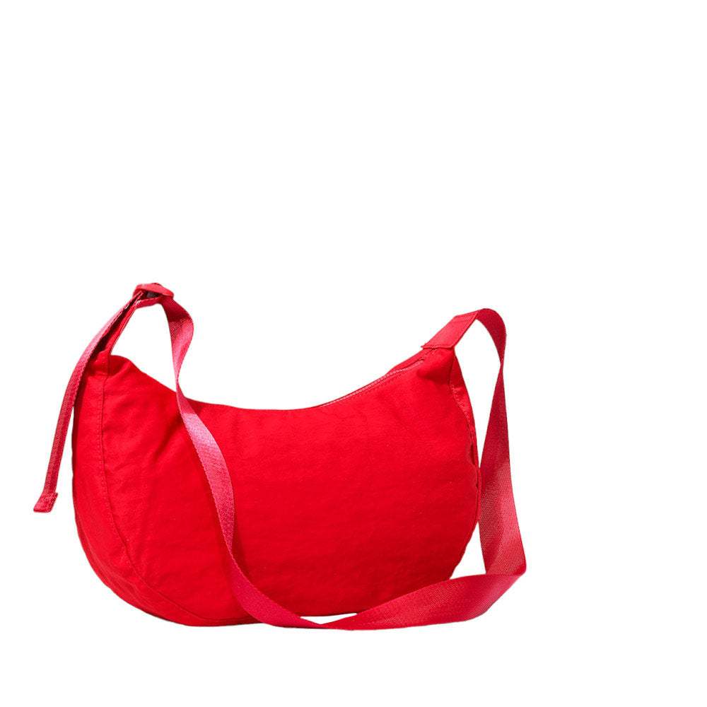 Solid Nylon Sling Bag Crossbody Bag - Madeline Love - Flyclothing LLC
