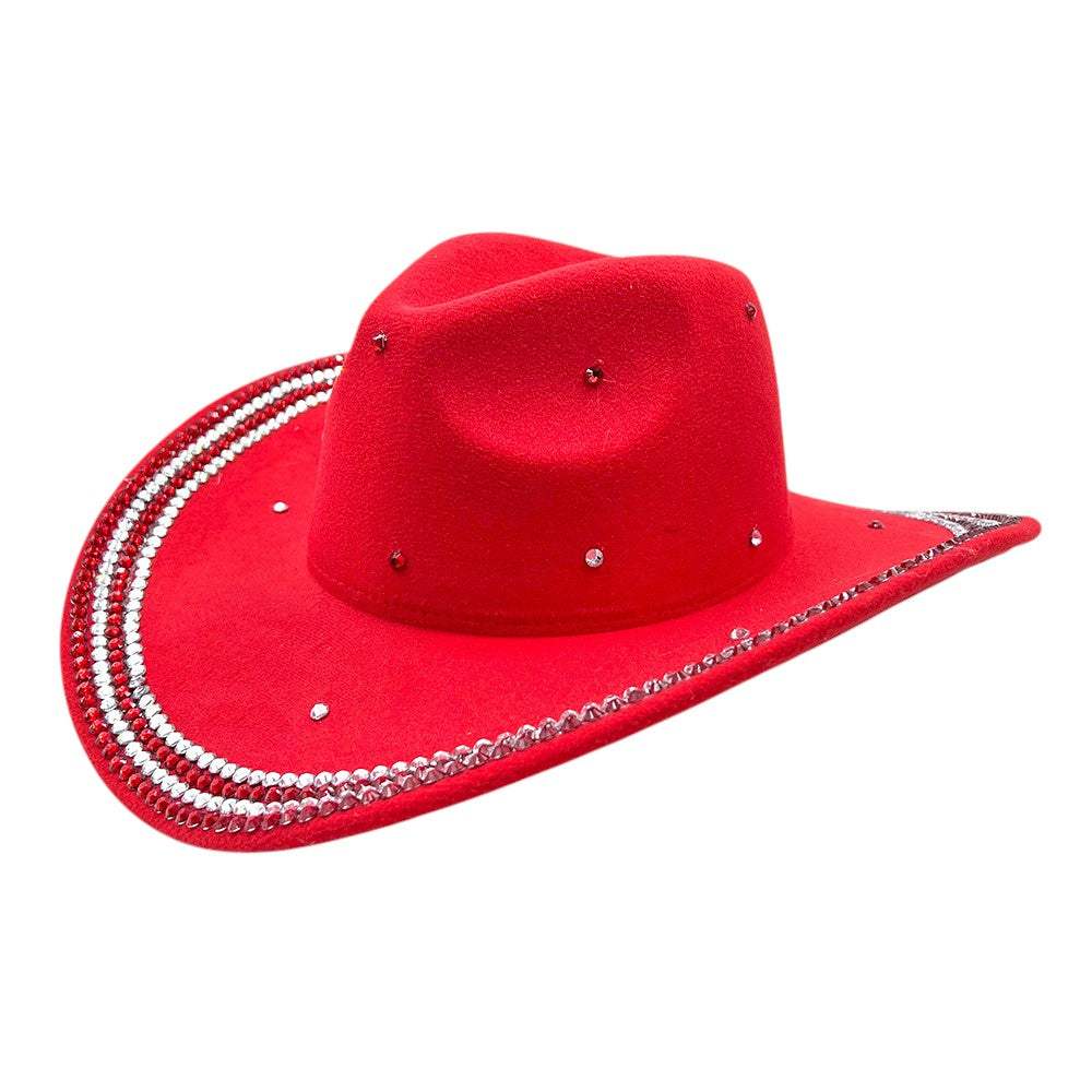 Bling Studded Cowboy Western Hat - Madeline Love - Flyclothing LLC
