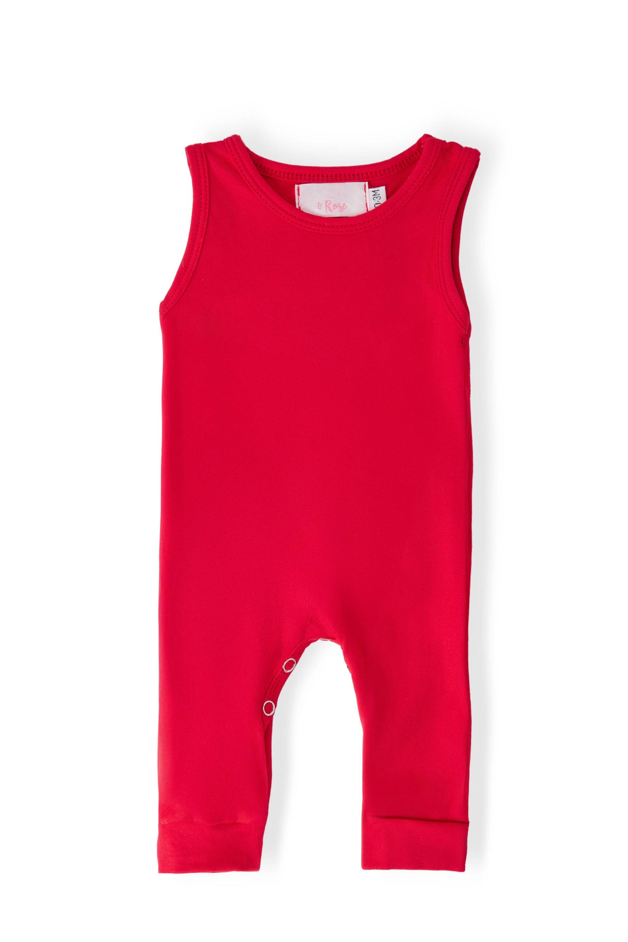 Red Tank One-Piece Jogger - Mila & Rose ® - Flyclothing LLC