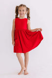 Red Tank Pocket Twirl Dress - Mila & Rose ® - Flyclothing LLC