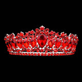 Teardrop Stone Accented Crown Tiara - Madeline Love - Flyclothing LLC