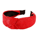 Trendy Straw Knot Burnout Headband - Madeline Love - Flyclothing LLC