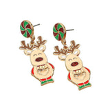 Whimsical Cute Holiday Reindeer Dangle Earrings - Madeline Love - Flyclothing LLC