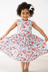 SALE Red, White & BBQ Tank Twirl Dress - Mila & Rose ® - Flyclothing LLC