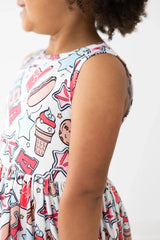 SALE Red, White & BBQ Tank Twirl Dress - Mila & Rose ® - Flyclothing LLC